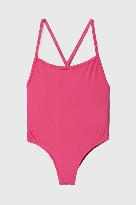 zippy jednoczęściowy strój kąpielowy dziecięcy 2-pack kolor różowy