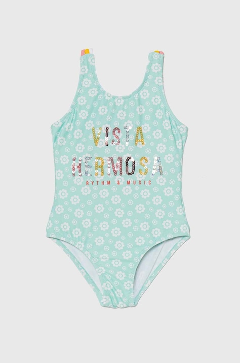 zippy costum de baie dintr-o bucată pentru copii culoarea turcoaz