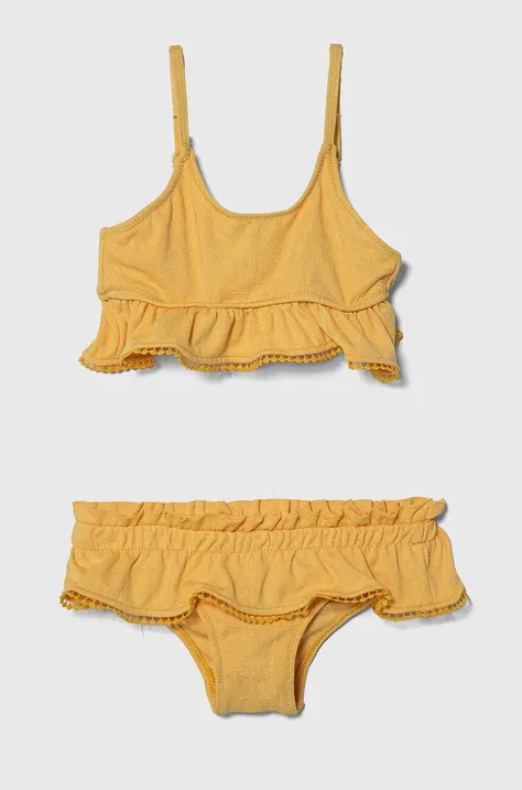 zippy kétrészes gyerek fürdőruha sárga