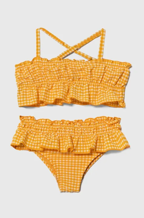zippy dwuczęściowy strój kąpielowy niemowlęcy kolor pomarańczowy