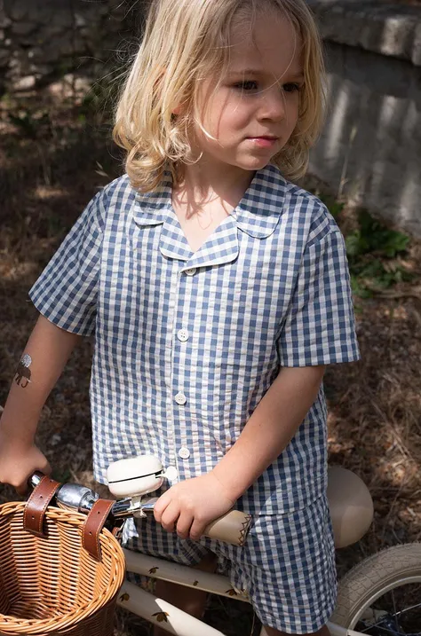 Детская хлопковая рубашка Konges Sløjd