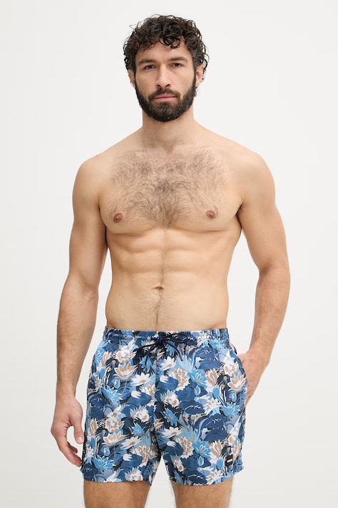 BOSS szorty kąpielowe męskie Piranha niebieskie 50508844