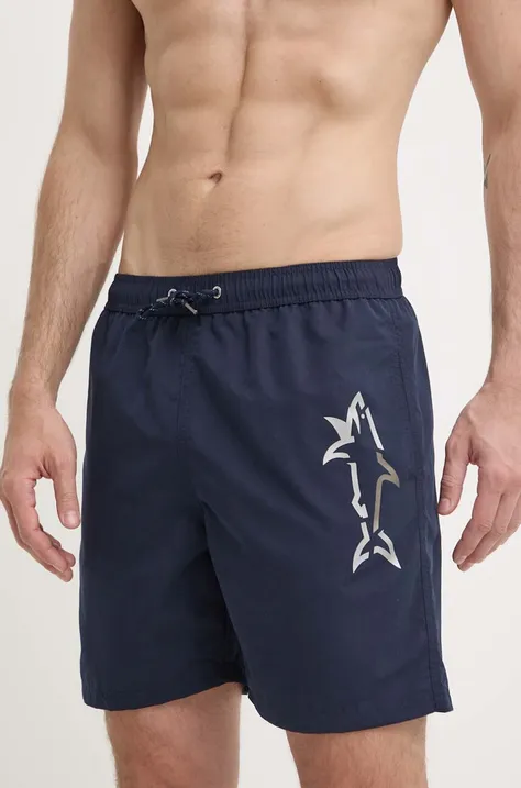 Kratke hlače za kupanje Paul&Shark boja: tamno plava, 24415007