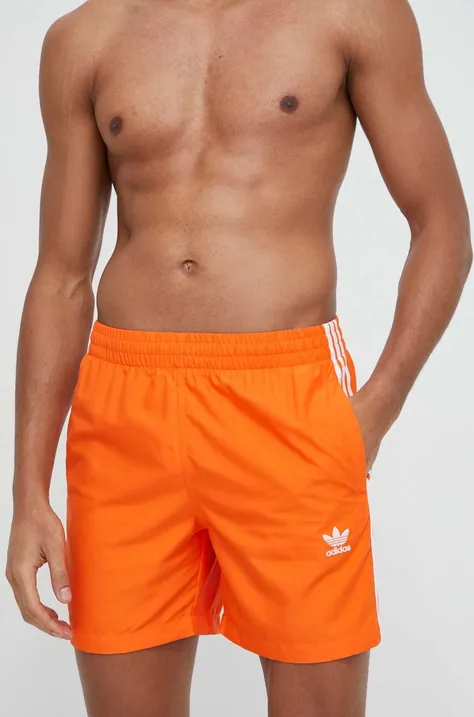 Plavkové šortky adidas Originals oranžová barva, IT8657