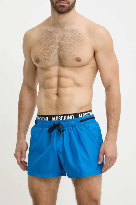 Плувни шорти Moschino Underwear в синьо 241V3A42229301