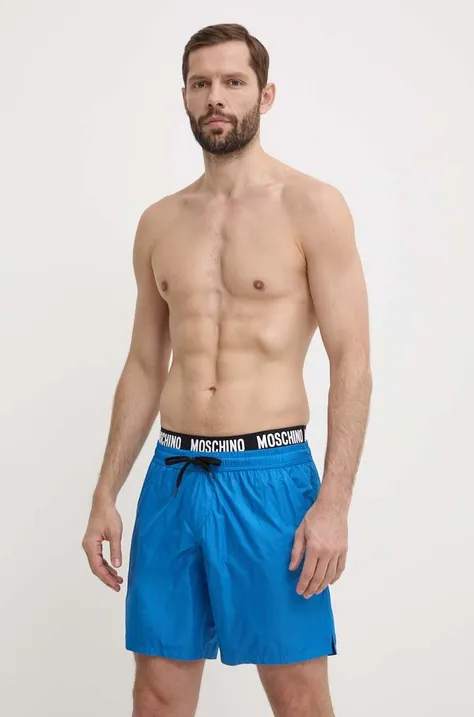 Плувни шорти Moschino Underwear в синьо 241V3A42459301