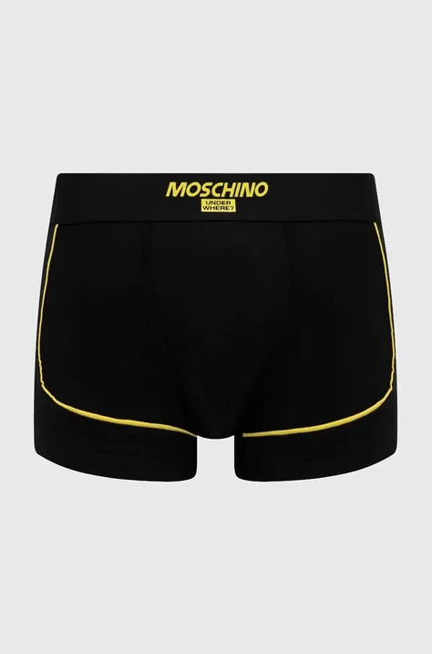 Boxerky Moschino Underwear pánské, černá barva, 241V1A13194427
