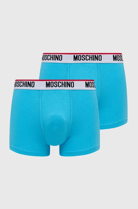 Moschino Underwear bokserki 2-pack męskie kolor niebieski 241V1A13944300
