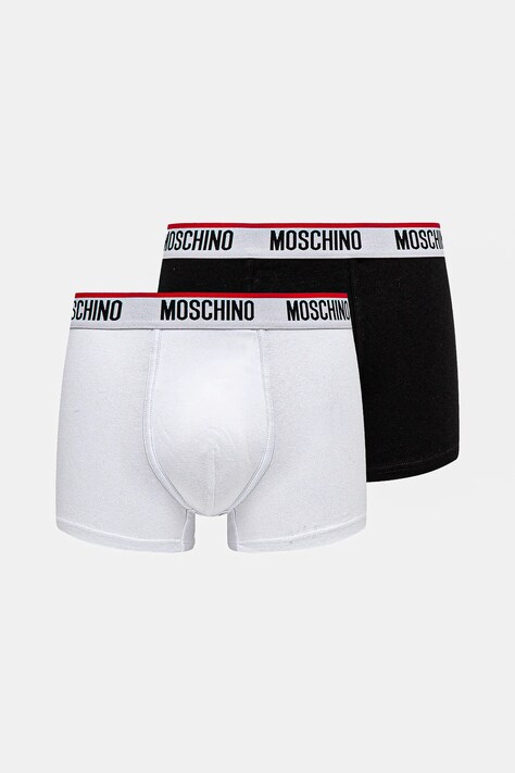 Moschino Underwear boxeri 2-pack barbati, culoarea negru, 241V1A13944300