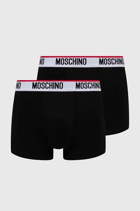 Боксерки Moschino Underwear (2 чифта) в черно 241V1A13944300