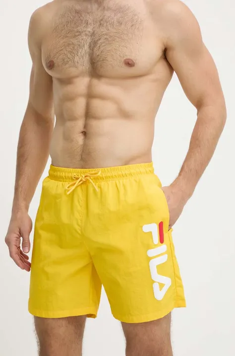 Kratke hlače za kupanje Fila Swasiland boja: žuta, FAM0690