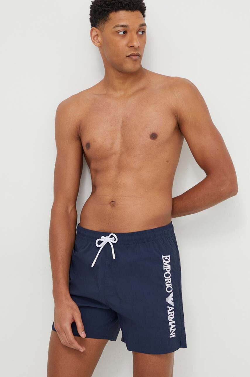 Kratke hlače za kupanje Emporio Armani Underwear boja: tamno plava