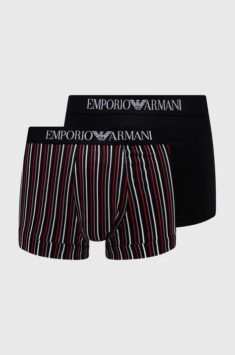 Bokserice Emporio Armani Underwear 2-pack za muškarce, boja: crvena