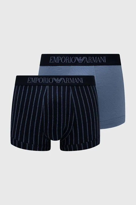 Боксерки Emporio Armani Underwear (2 броя) в синьо
