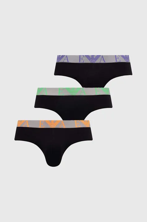 Emporio Armani Underwear mutande pacco da 3 uomo colore nero