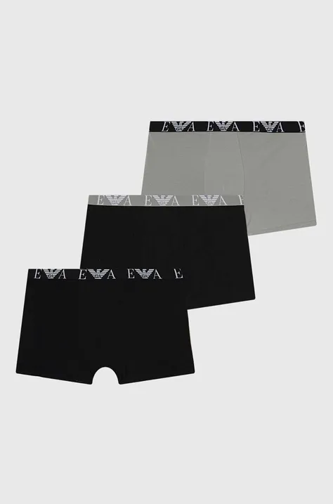 Μποξεράκια Emporio Armani Underwear 3-pack χρώμα: μαύρο