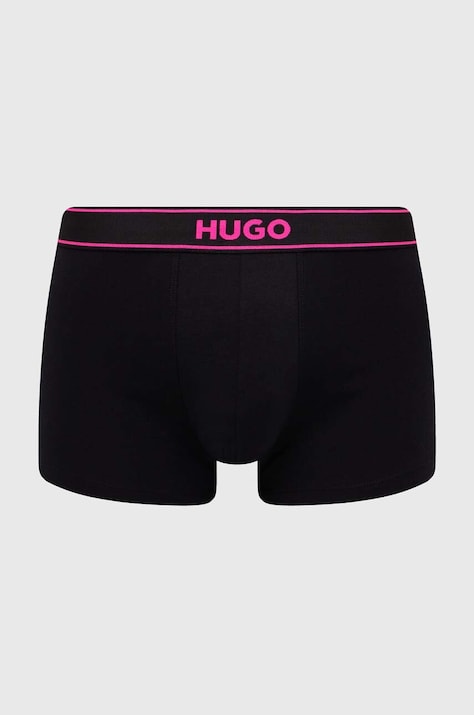 HUGO bokserki męskie kolor czarny 50514915