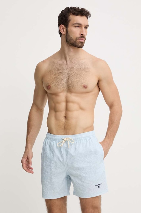 Barbour szorty kąpielowe kolor niebieski MSW0079