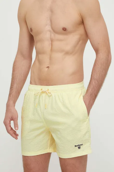 Kopalne kratke hlače Barbour rumena barva