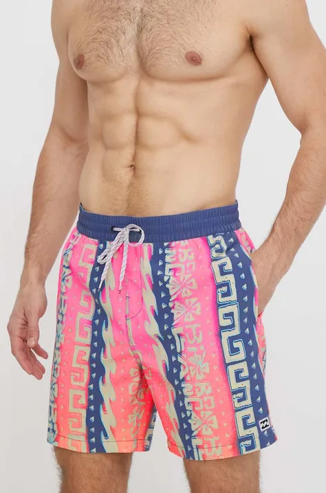 Kratke hlače za kupanje Billabong boja: ružičasta, ABYJV00122