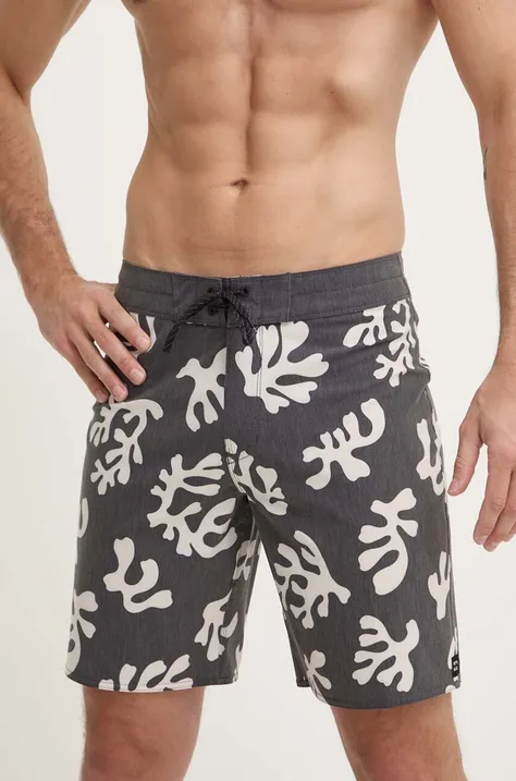 Billabong pantaloncini da bagno x Coral Gardeners colore grigio ABYBS00479