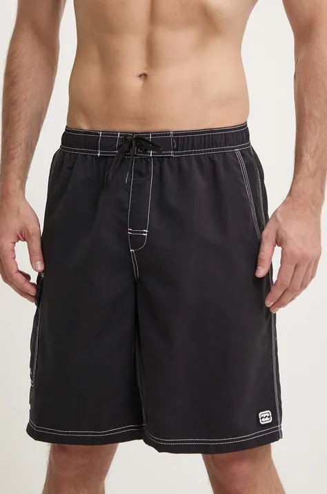 Kopalne kratke hlače Billabong črna barva, ABYJV00132