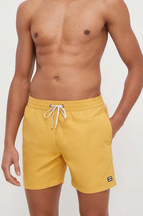 Kopalne kratke hlače Billabong rumena barva