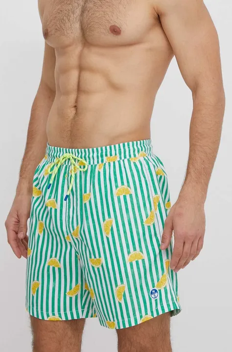 Kratke hlače za kupanje North Sails boja: zelena, 673721