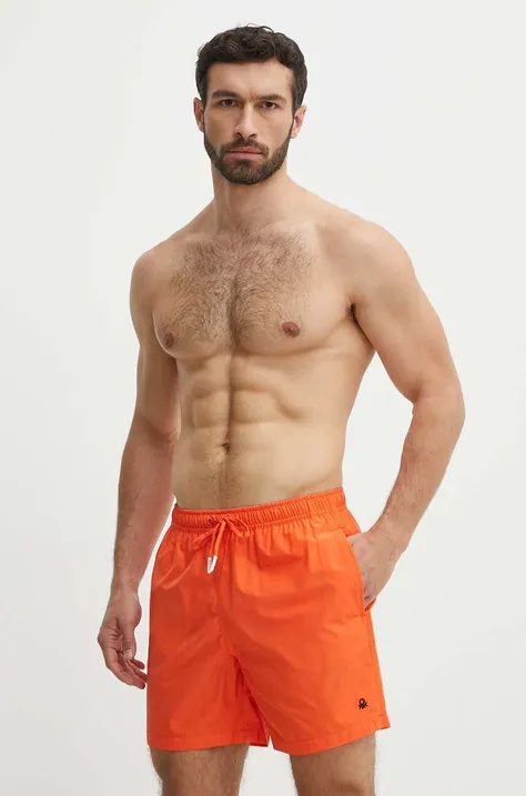 Kopalne kratke hlače United Colors of Benetton oranžna barva