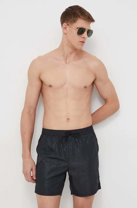 Kratke hlače za kupanje Guess boja: crna