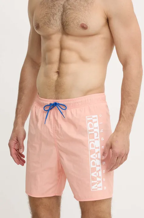 Kratke hlače za kupanje Napapijri V-Box 1 boja: narančasta, NP0A4HRYP1I1