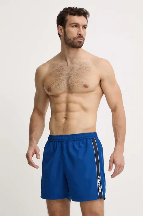 Kratke hlače za kupanje Tommy Hilfiger boja: tamno plava, UM0UM03213