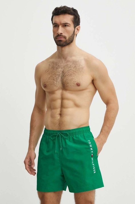 Tommy Hilfiger pantaloni scurți de baie culoarea verde UM0UM03258