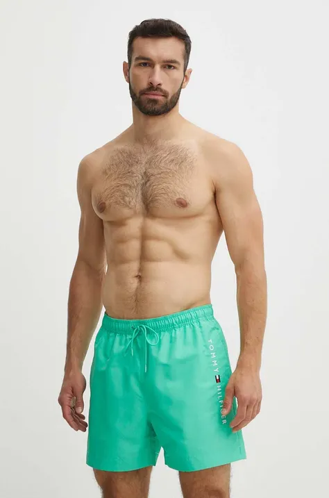 Tommy Hilfiger pantaloni scurți de baie culoarea verde UM0UM03258