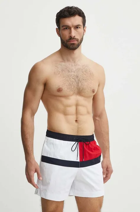 Kratke hlače za kupanje Tommy Hilfiger boja: bijela, UM0UM03259
