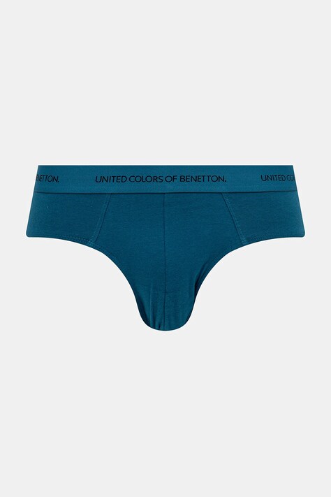 United Colors of Benetton slipy męskie kolor niebieski 3OP82S18N