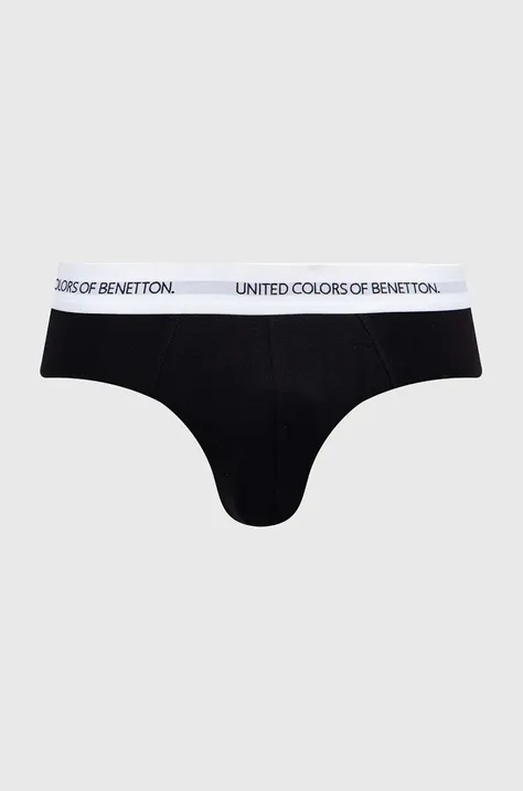 Slip gaćice United Colors of Benetton za muškarce, boja: crna