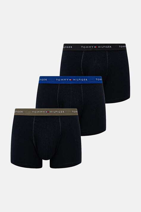 Tommy Hilfiger boxeri 3-pack barbati, culoarea negru, UM0UM02765