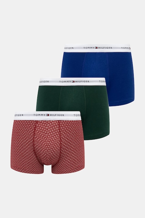 Tommy Hilfiger bokserki 3-pack męskie kolor zielony UM0UM02768