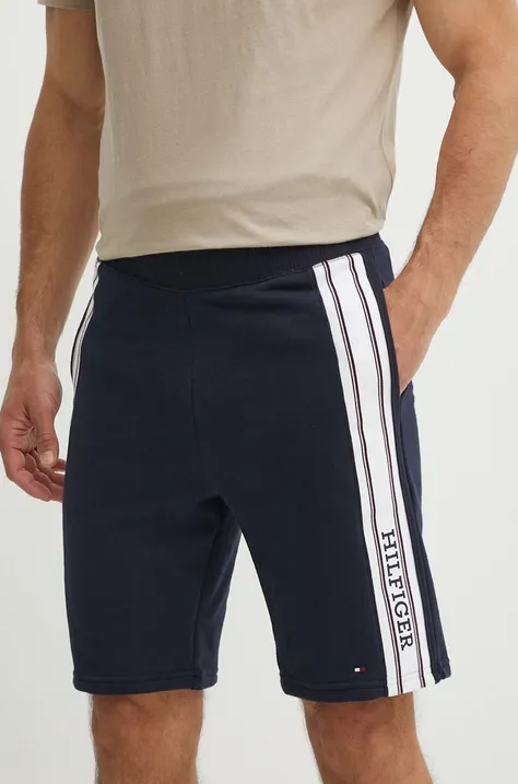 Kratke hlače Tommy Hilfiger za muškarce, boja: tamno plava, UM0UM03200