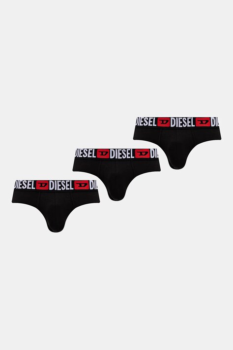 Diesel slip 3-pack barbati, culoarea negru