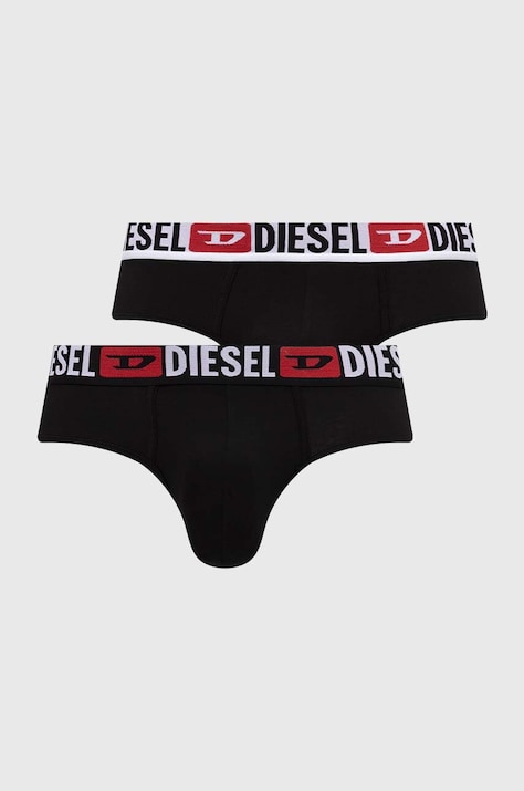 Moške spodnjice Diesel 3-pack moški, črna barva