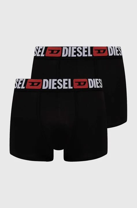 Боксери Diesel 2-pack чоловічі колір чорний