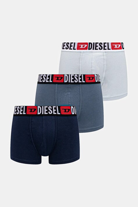Diesel bokserki UMBX-DAMIEN-THREE PACK BOXERS 3-pack męskie kolor granatowy 00ST3V.0DDAI