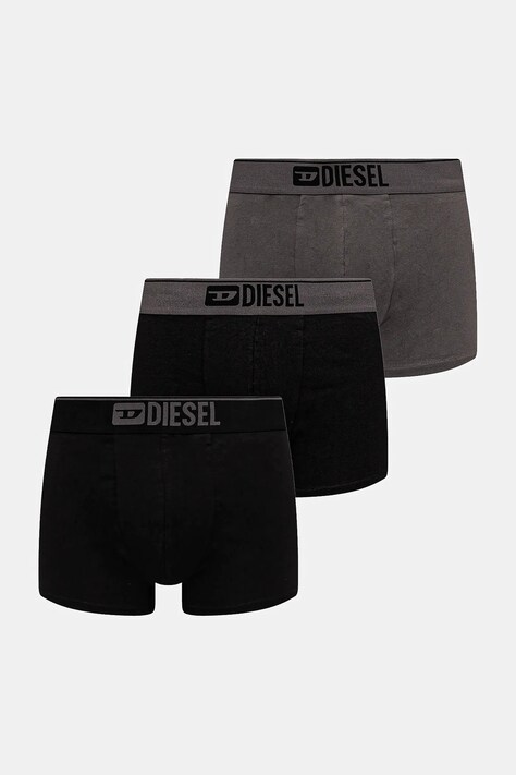 Diesel bokserki UMBX-DAMIEN-THREE PACK BOXERS 3-pack męskie kolor czarny 00ST3V.0GDAC