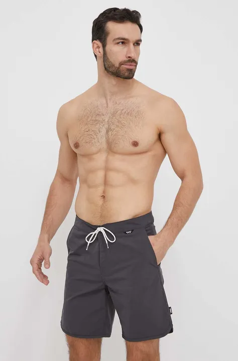 Kratke hlače za kupanje Vans boja: siva