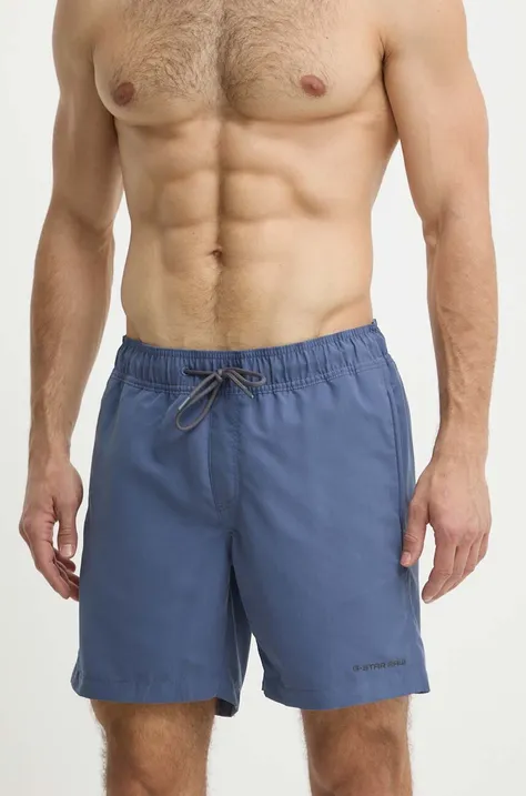 Kopalne kratke hlače G-Star Raw mornarsko modra barva