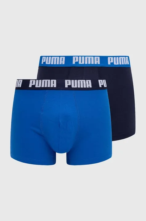 Puma bokserki 2-pack męskie kolor niebieski 938320