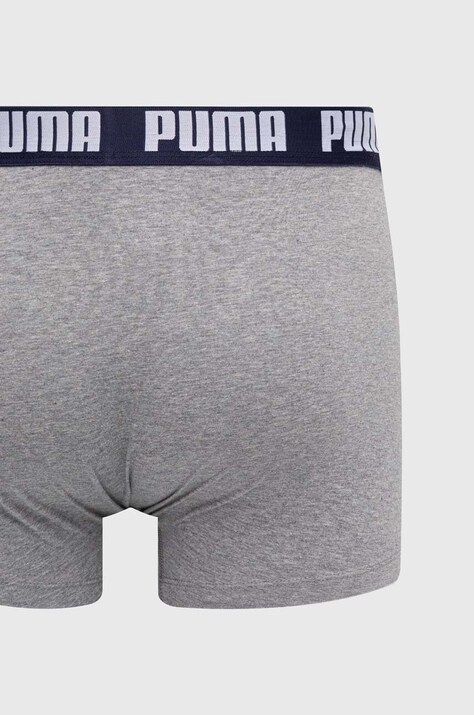 Puma облягаючі боксери чоловічі бавовняні з еластаном Everyday Basic 2 шт. — фото 5