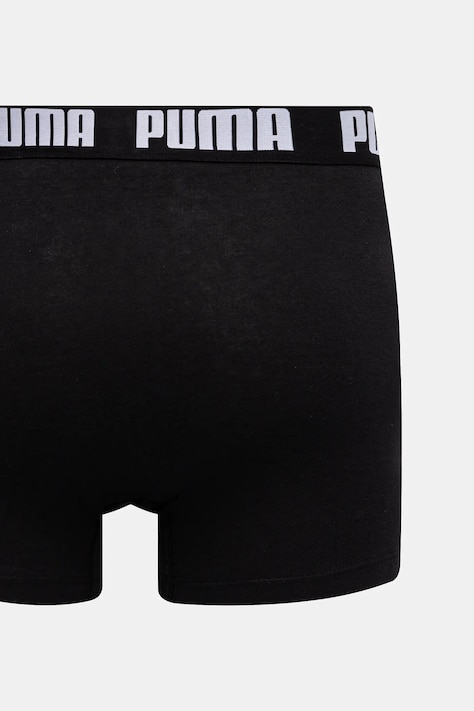 Puma облягаючі боксери чоловічі бавовняні з еластаном Everyday Basic 2 шт — SS24-BIM0FP, чорний — фото 3